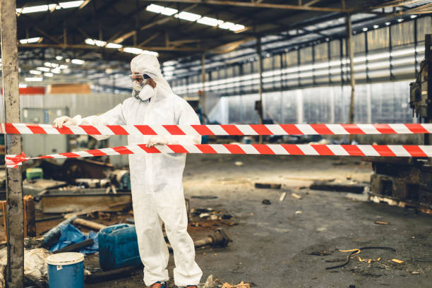 Professional Drug Lab Cleanup technician working in Collegedale, TN
